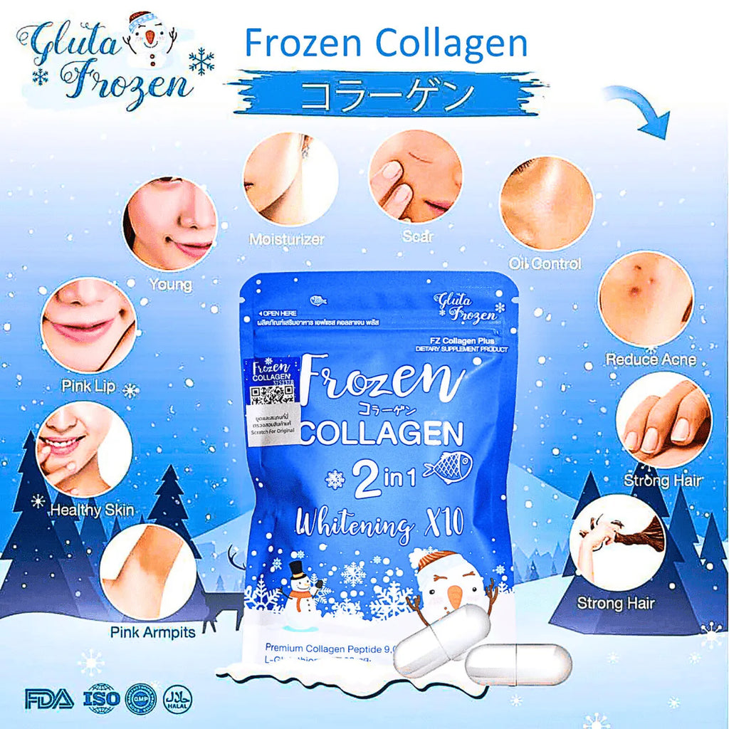 Gluta Frozen Collagen 2 In 1 ( 60  CAP)